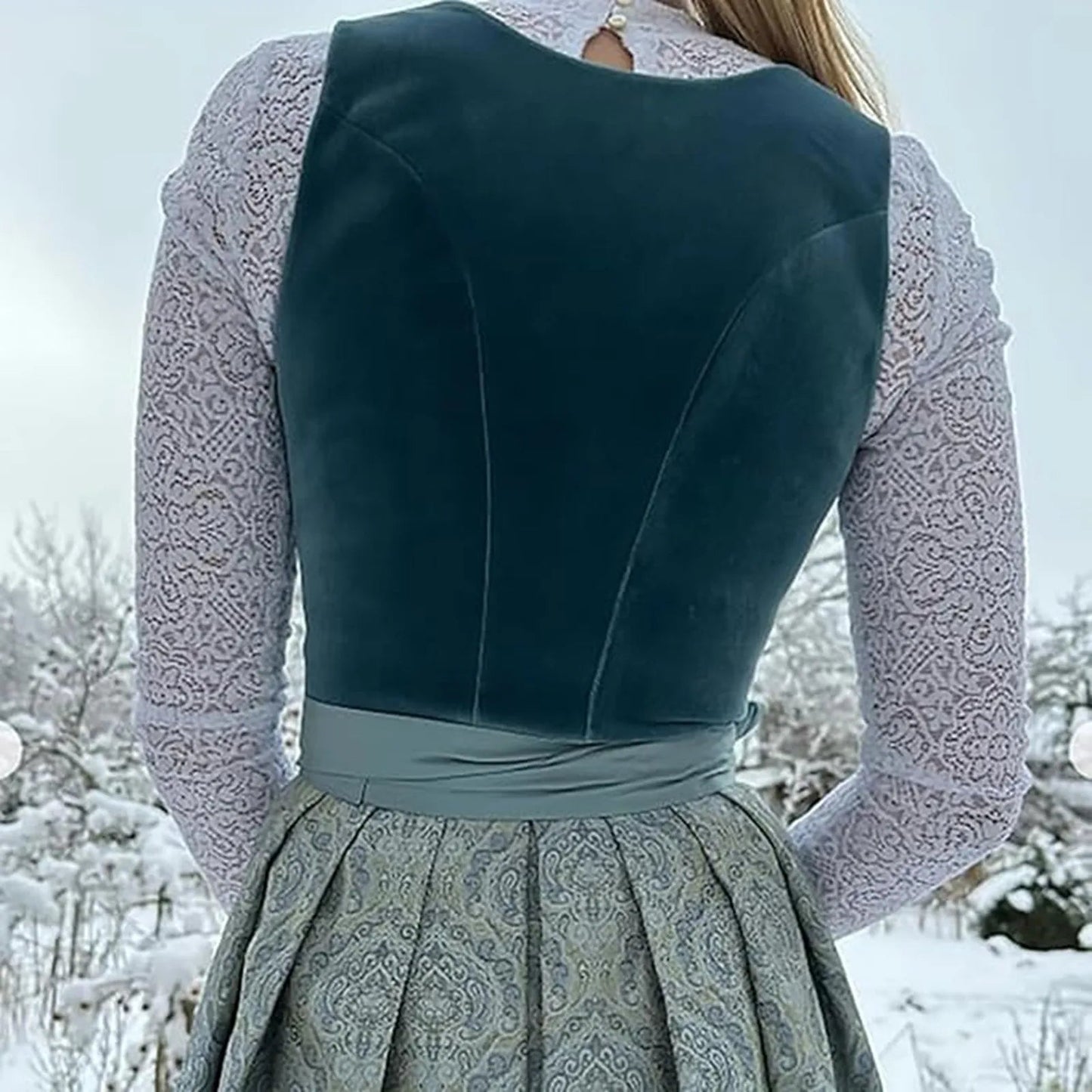 Dames Dirndl Oktoberfest Jurk met Vintage Elegantie