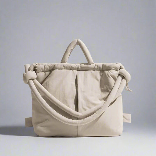 Dames Handtas met Uniek Puffer Ontwerp en Ruime Compartimenten