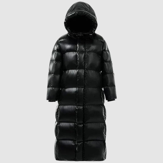 Dames Lange Puffer Jas met Capuchon Winterjas