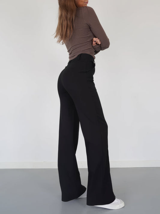 Dames Pantalon met Kreukvrij Ontwerp