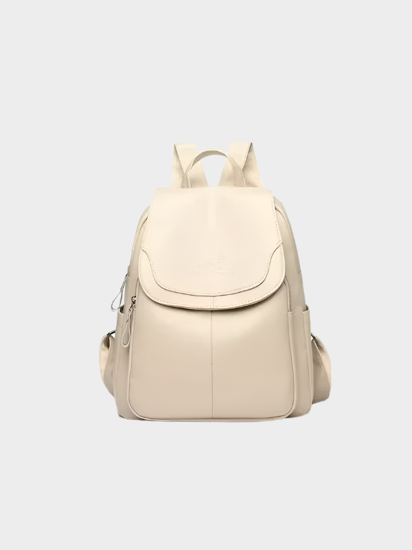 Dames Rugzak met Elegante Smalle Banden Crème