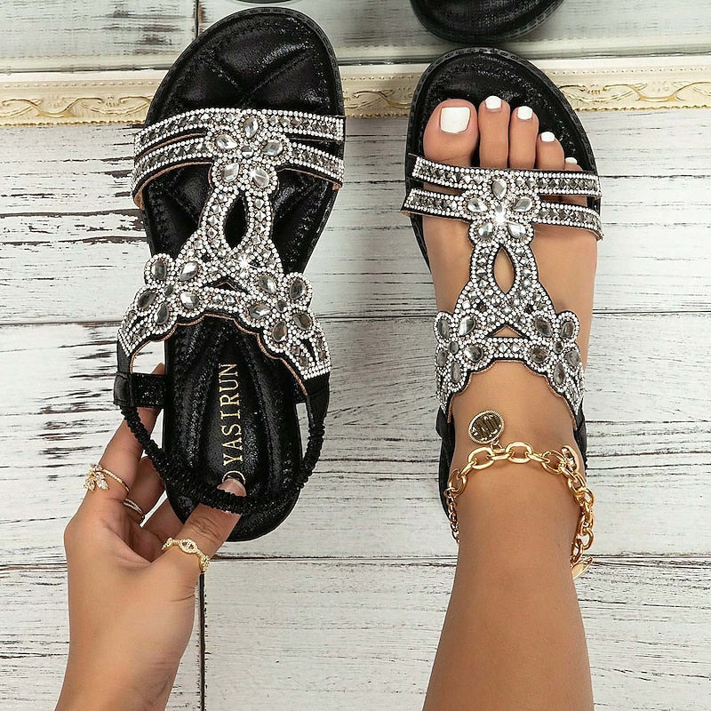 Elegante Dames Sandalen met Orthopedische Ondersteuning Zwart