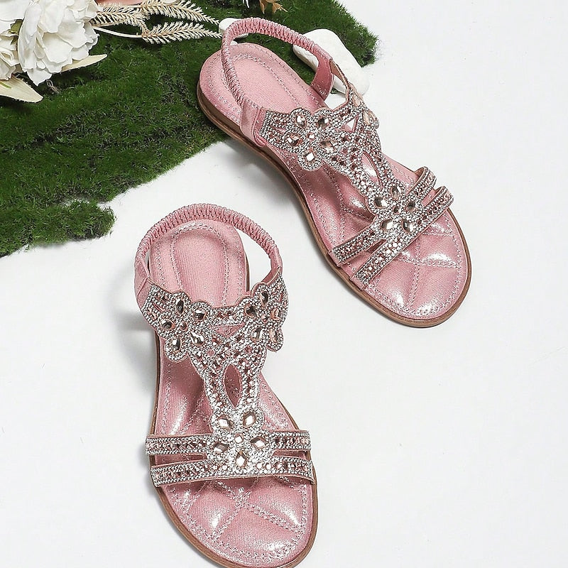 Elegante Dames Sandalen met Orthopedische Ondersteuning Roze