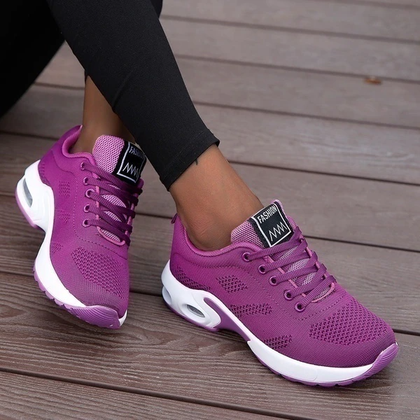 Dames Sneakers met Orthopedische Ondersteuning Paars