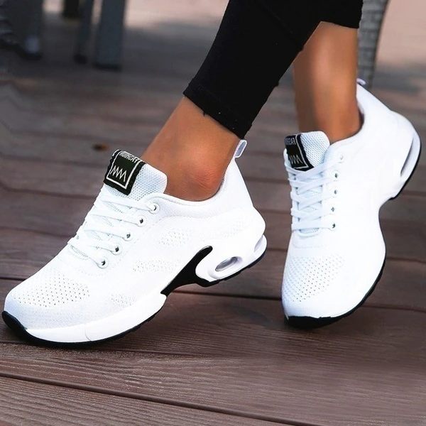 Dames Sneakers met Orthopedische Ondersteuning Wit