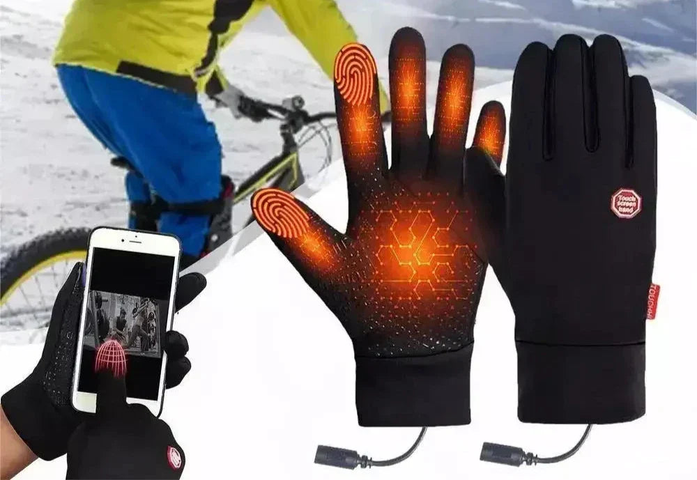 Unisex Verwarmde Winterhandschoenen met Touchfunctie