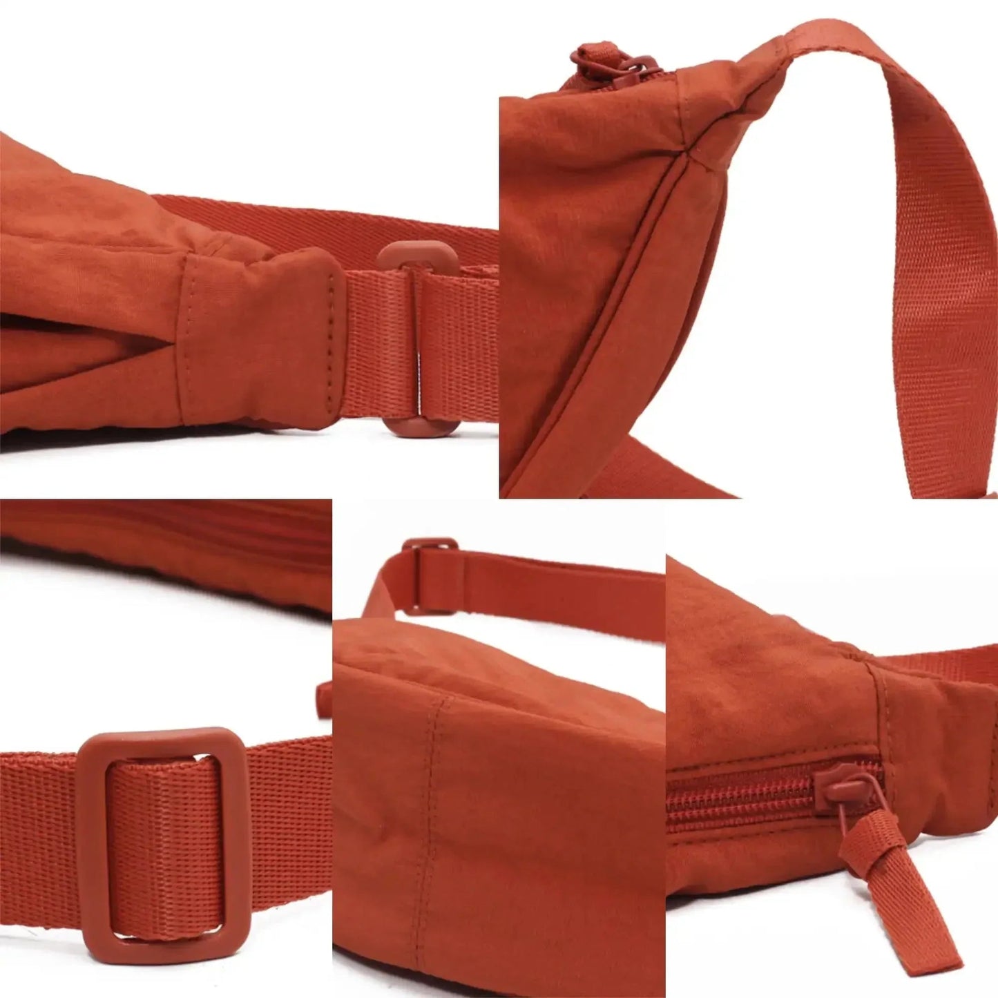 Dames Crossbody Tas Halve Maan Verstelbare Schouderriem