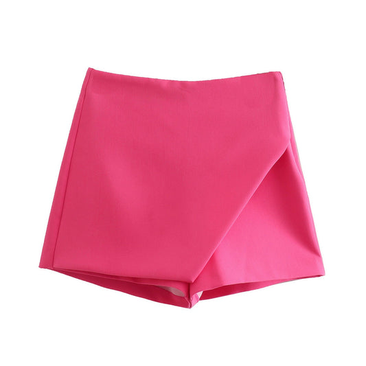 Dames Skort Korte Broek met Rok Look Roze