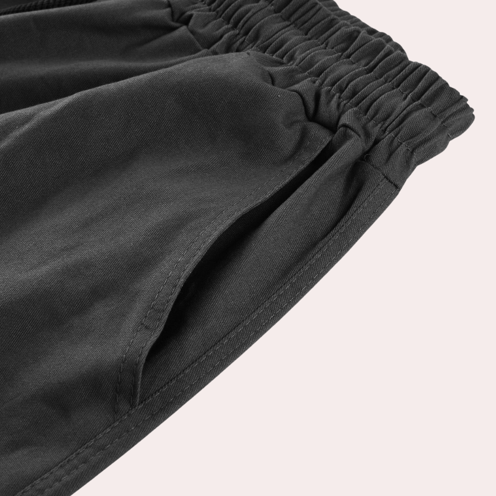 Heren Cargobroek met Elastische Taille en Trekkoord