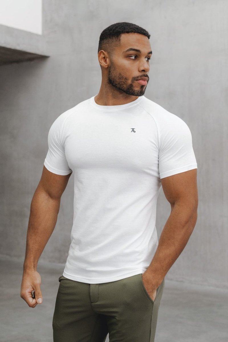Heren T-Shirt Korte Mouw met Ronde Hals en Muscle Fit