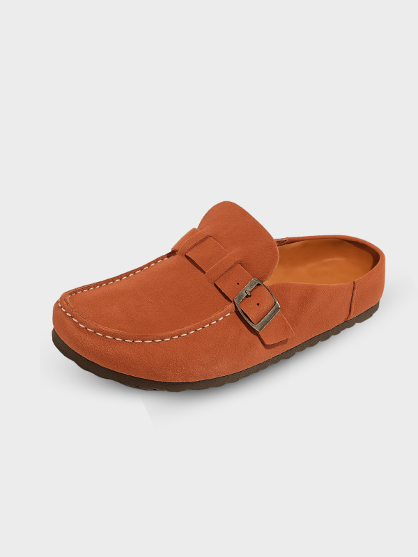 Dames Clogs met Gesp Oranje