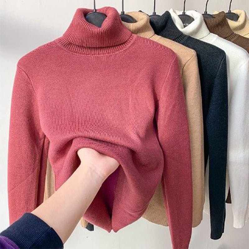 Dames Coltrui met Strakke Pasvorm en Zachte Stretch voor Winter Roze