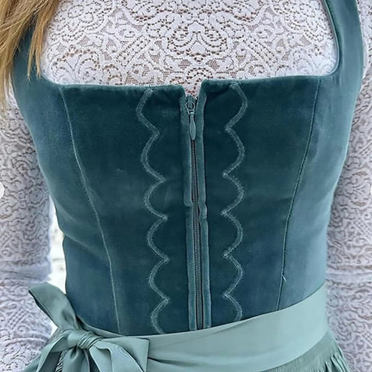 Dames Dirndl Oktoberfest Jurk met Vintage Elegantie