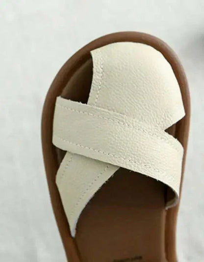 Dames Elegante Sandalen met Asymmetrisch Ontwerp