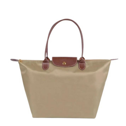 Dames Handtas met Luxe Ontwerp en Ruim Hoofdvak Khaki