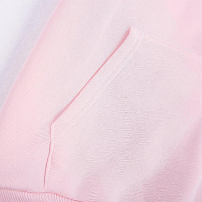 Dames Hoodie met Knoopsluiting en Voorzak