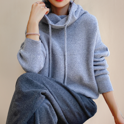 Dames Hoodie Zachte Kraag Comfortabele Pasvorm
