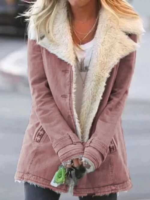 Dames Parka Winterjas Waterdicht Roze