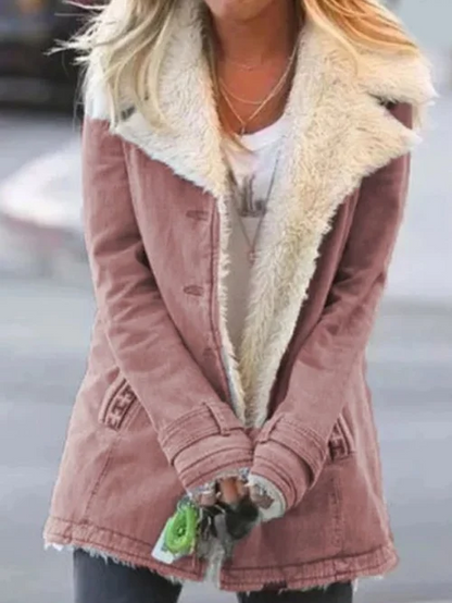 Dames Parka Winterjas Waterdicht Roze