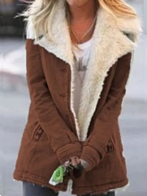Dames Parka Winterjas Waterdicht Bruin