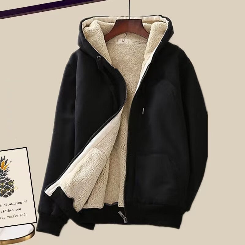 Dames Loungewear Set met Capuchon en Zachte Voering voor Herfst en Winter