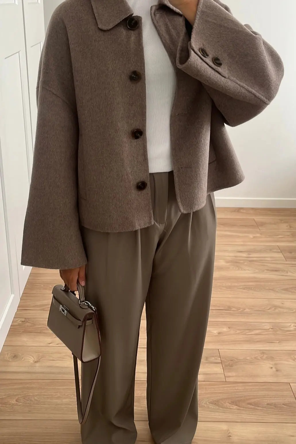 Dames Oversized Lentejas Donkerbruin