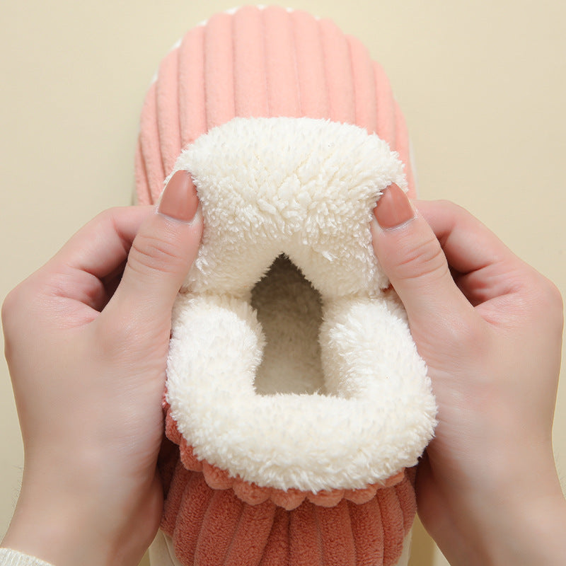 Dames Zachte Pantoffels met Fleece Voering