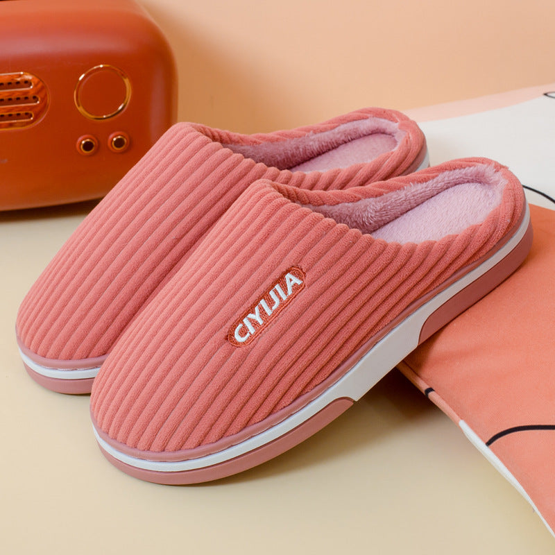 Dames Pantoffels Met Zachte Voering en Antislipzool Rood