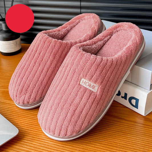 Dames Pantoffels Met Zachte Voering en Antislipzool Rood