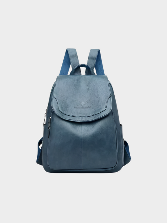 Dames Rugzak met Elegante Smalle Banden Lichtblauw