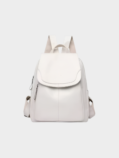 Dames Rugzak met Elegante Smalle Banden Wit
