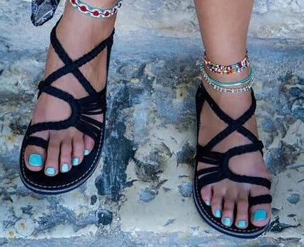 Dames Sandalen met Ondersteuning Zwart