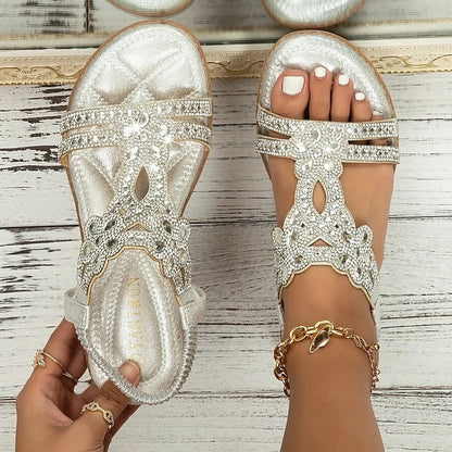 Elegante Dames Sandalen met Orthopedische Ondersteuning Zilver