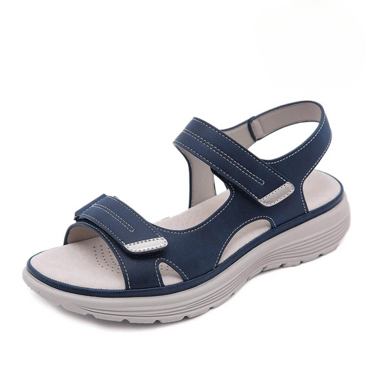 Dames Sandalen met Verstelbare Bandjes en Ergonomische Zool Blauw