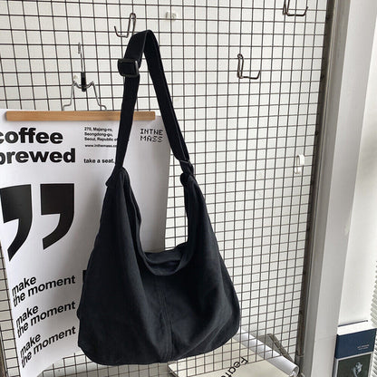Dames Oversized Schoudertas Zwart