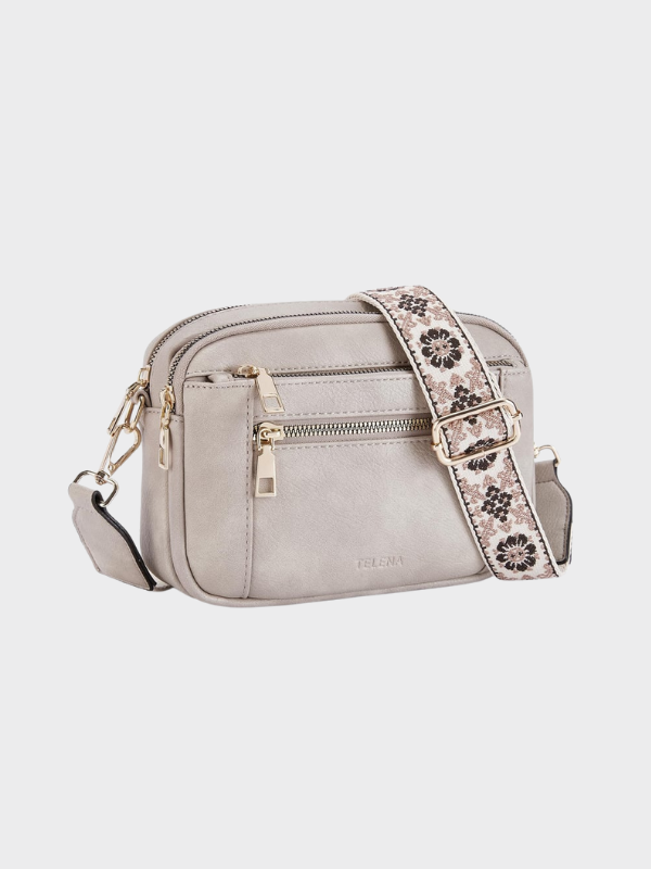 Dames Mini Schoudertas Taupe
