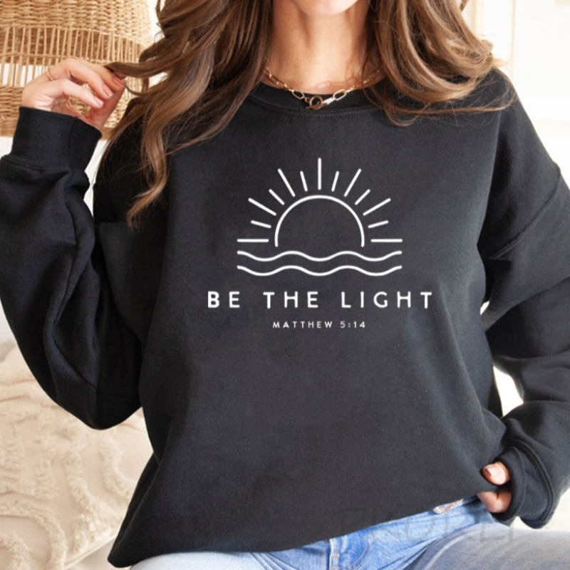 Dames Sweater met Positieve Boodschap en Comfortabele Pasvorm Zwart