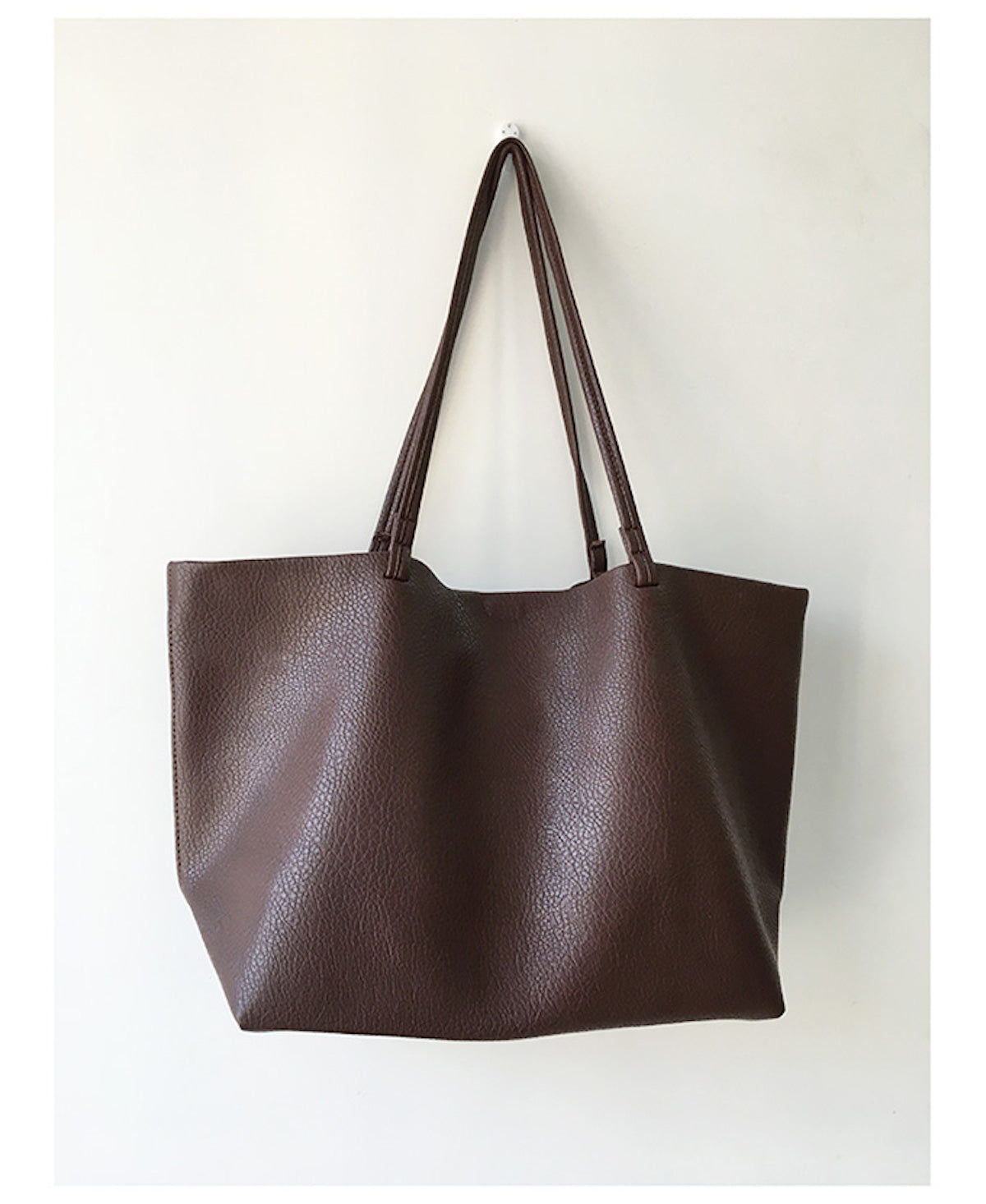 Dames Tote Handtas voor Werk en Weekend Donkerbruin