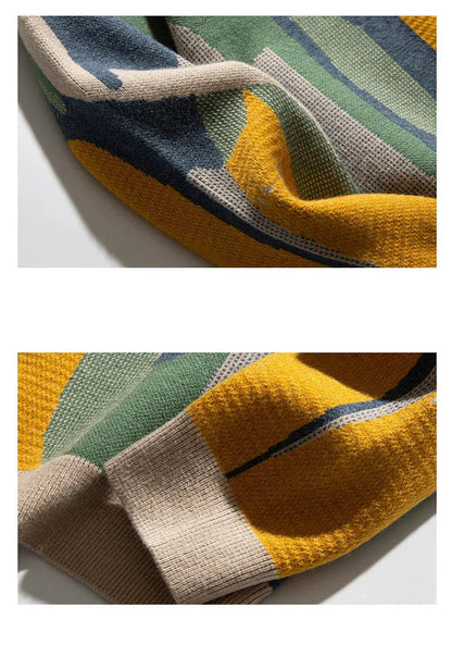 Dames Trui met Kattenprint en Ronde Hals