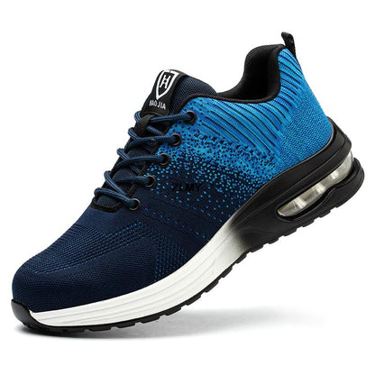 Dames Veiligheidsschoenen S3 met Stalen Neus en Tussenzool Blauw Zwart