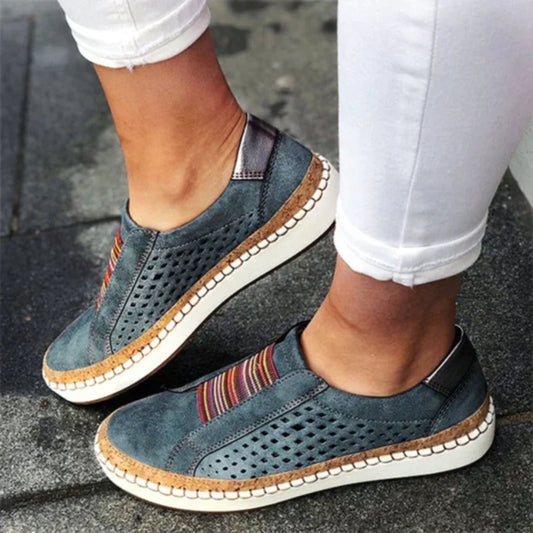 Dames Wandelschoenen met Ergonomische Ondersteuning Blauw
