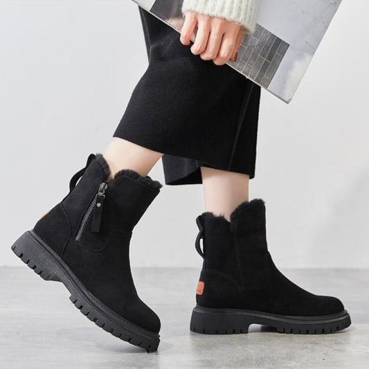 Dames Winterboots met Fleece Voering en Waterdichte Buitenkant