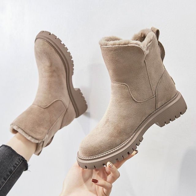 Dames Winterboots met Fleece Voering en Waterdichte Buitenkant