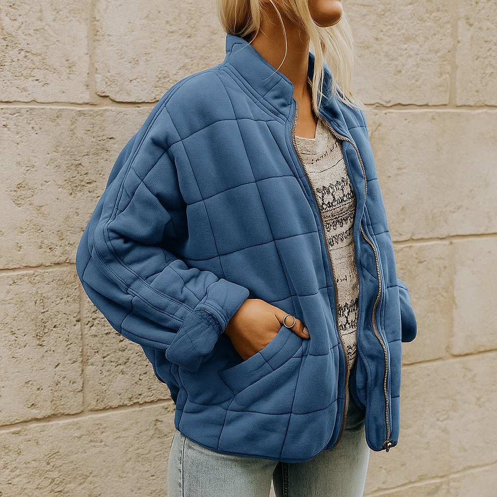 Dames Winterjas met Lange Lape en Chic Ontwerp voor Koude Dagen 0