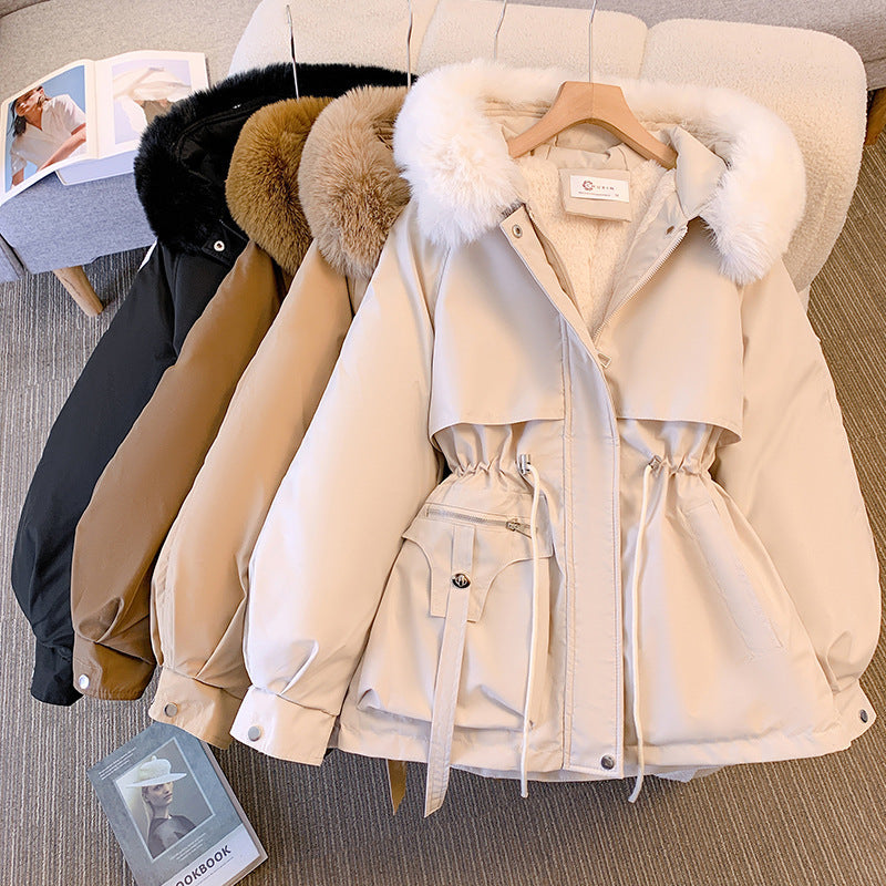 Dames Winterjas met Capuchon en Getailleerd ontwerp