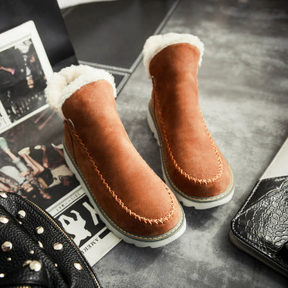 Dames Winterlaarzen met Antislip Zool en Fleece