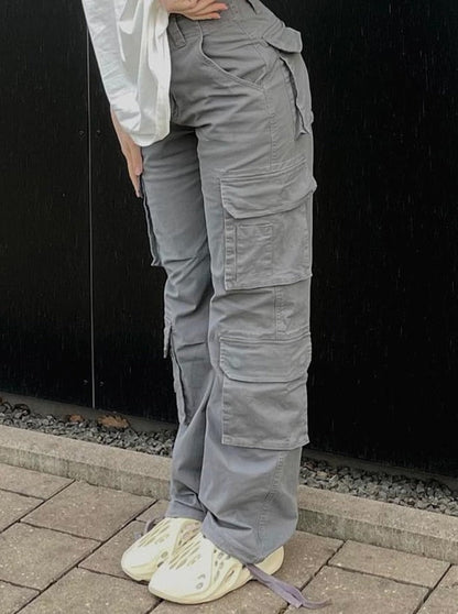 Dames Wide Leg Broek met Loose Fit en Wijde Pijpen