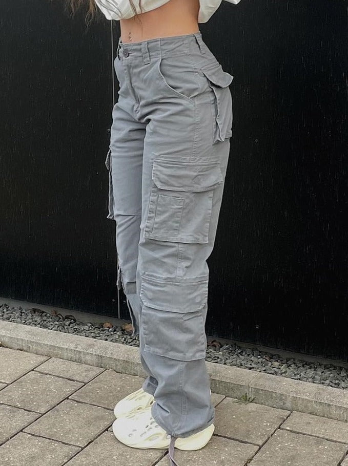 Dames Wide Leg Broek met Loose Fit en Wijde Pijpen