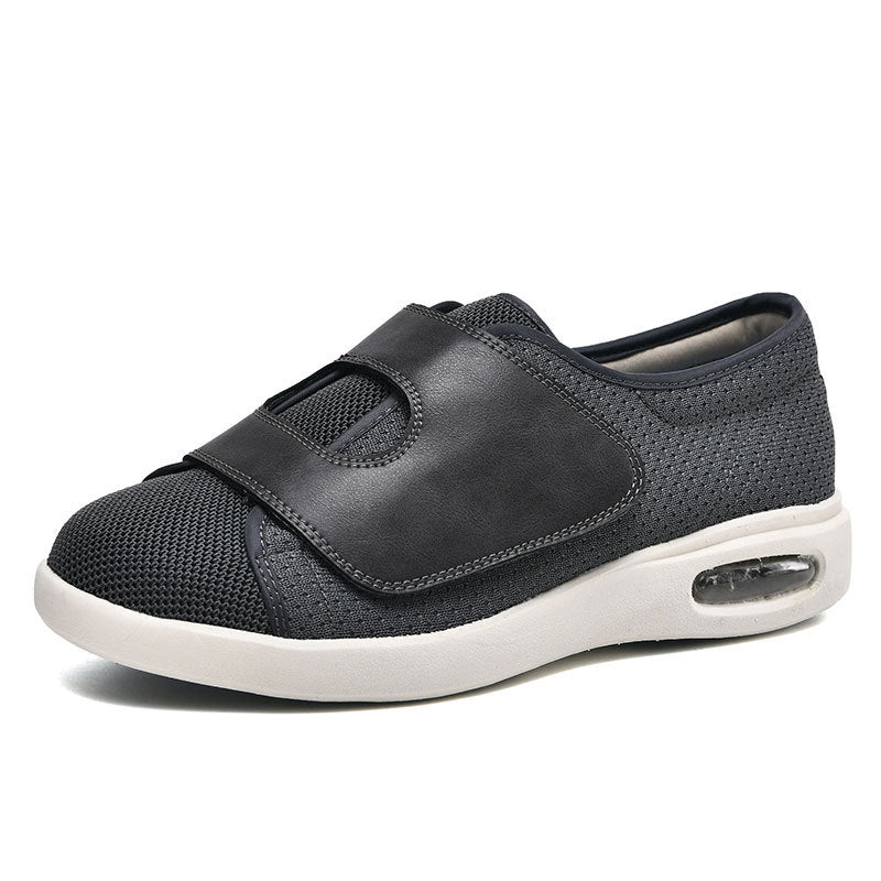 Dames Comfortschoenen met Verstelbare Klittenband Zwart