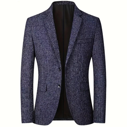Heren Blazer met Klassiek Ontwerp Marineblauw